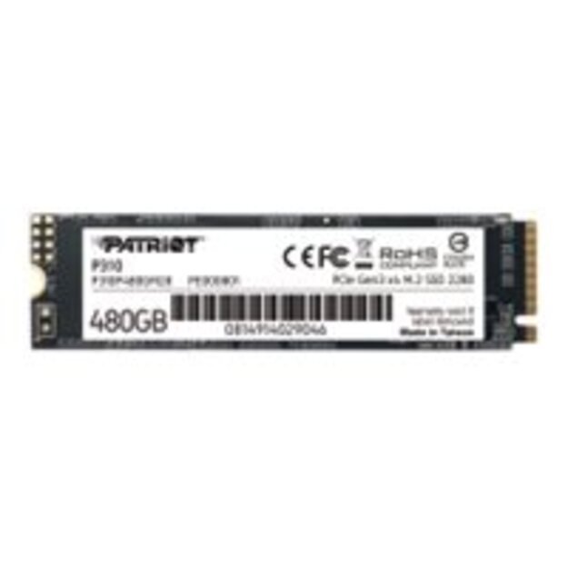Kietasis diskas (SSD) vidinis PATRIOT P310 480GB M2 2280 PCIe SSD NVME