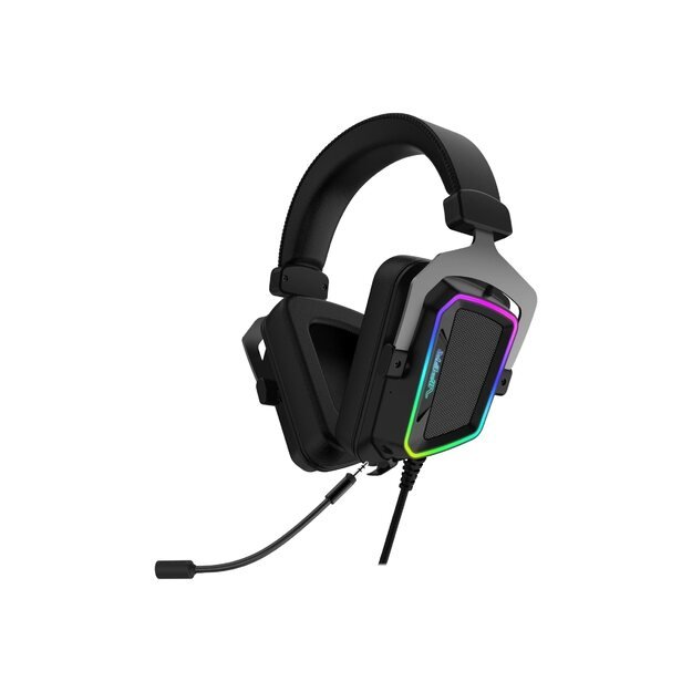 Ausinės PATRIOT Viper V380 Virtual 7.1 Surround Sound PC Gaming Headset with ENC Microphone and Full Spectrum RGB