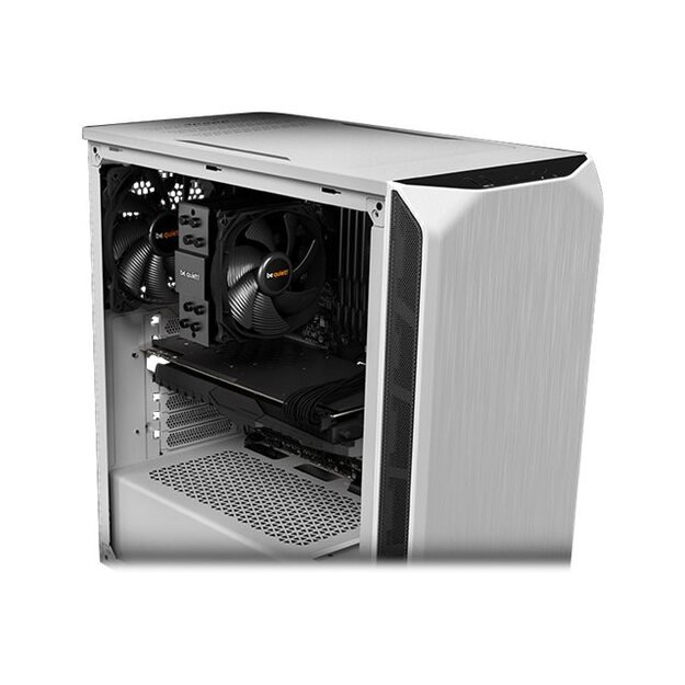 Kompiuterio korpusas |BE QUIET|Pure Base 500 Window White|MidiTower|Not included|ATX|MicroATX|MiniITX|Colour White|BGW35