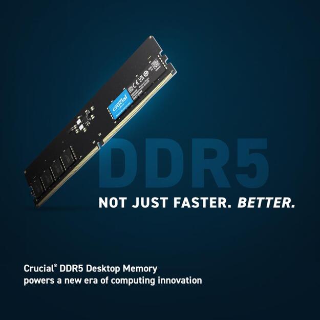 Operatyvioji atmintis (RAM) MEMORY DIMM 8GB DDR5-4800/CT8G48C40U5 CRUCIAL