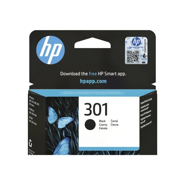 HP 301 Tinte schwarz DeskJet 1050 2050 All-in-One Printer