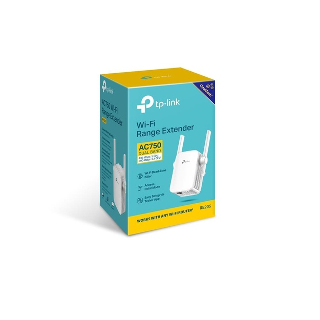 Belaidžio ryšio stiprintuvas 733MBPS RE205 TP-LINK