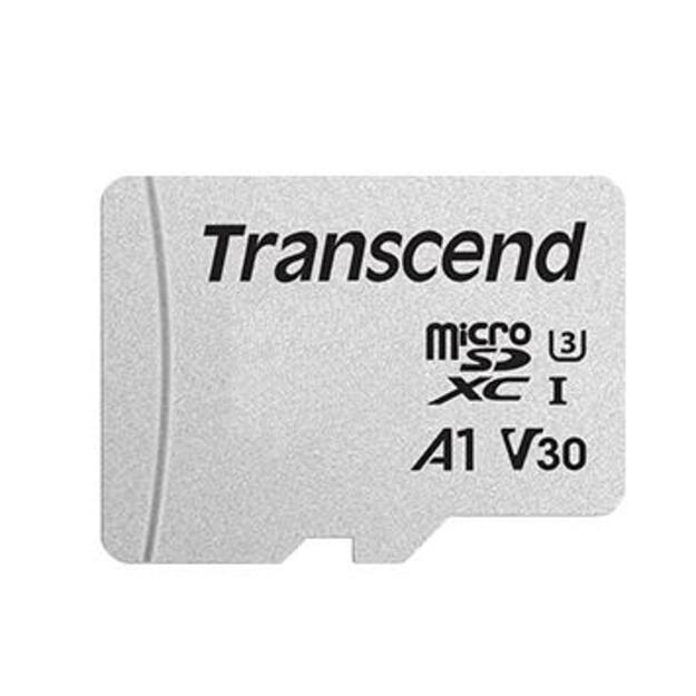Atminties kortelė su adapteriu MEMORY MICRO SDXC 64GB W/ADAPT/UHS-I TS64GUSD300S-A TRANSCEND 1