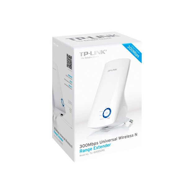 Belaidžio ryšio stiprintuvas TP-LINK 300Mbps Universal Wi-FI N 2.4GHz 300Mbps internal antennas Button