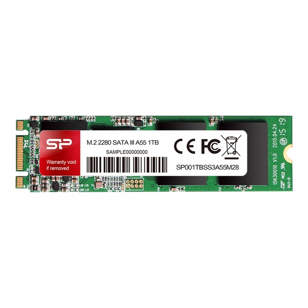 Kietasis diskas (SSD) vidinis SILICON POWER SSD A55 256GB M.2 SATA 560/530 MB/S