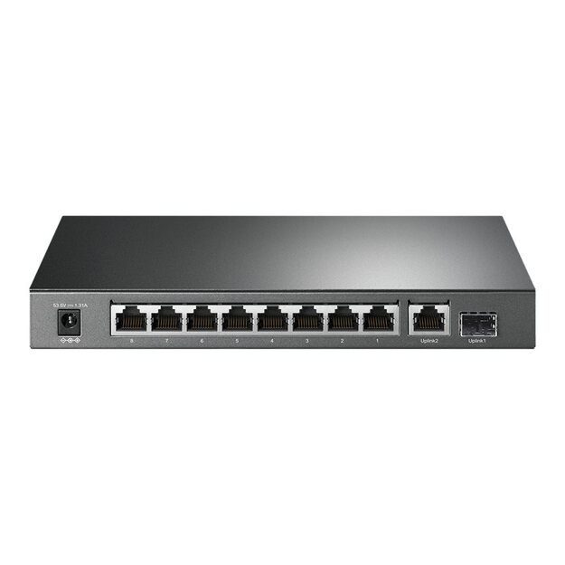 Komutatorius TP-LINK TL-SG1210P Desktop 9x10Base-T 100Base-TX 1000Base-T 1xSFP PoE+ ports 8