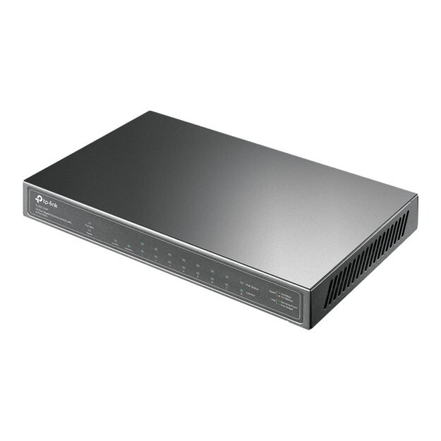 Komutatorius TP-LINK TL-SG1210P Desktop 9x10Base-T 100Base-TX 1000Base-T 1xSFP PoE+ ports 8