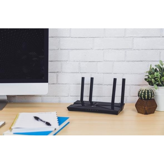 Maršrutizatorius TP-LINK 1500Mbps 1 WAN 4x10/100/1000M antennas 4 ARCHERAX1500