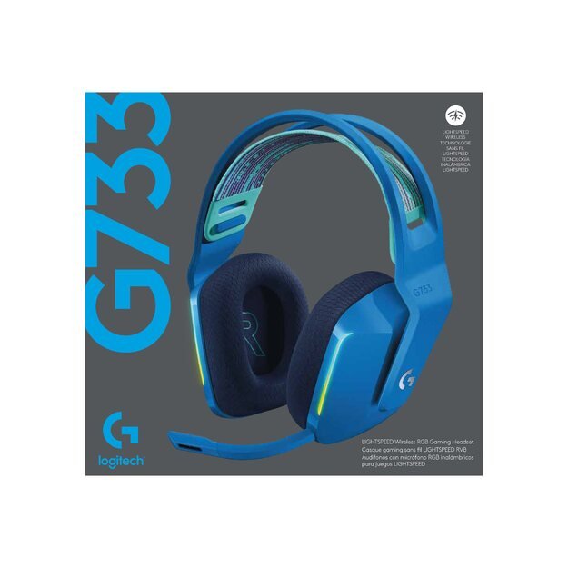 Ausinės HEADSET GAMING G733 WRL/BLUE 981-000943 LOGITECH