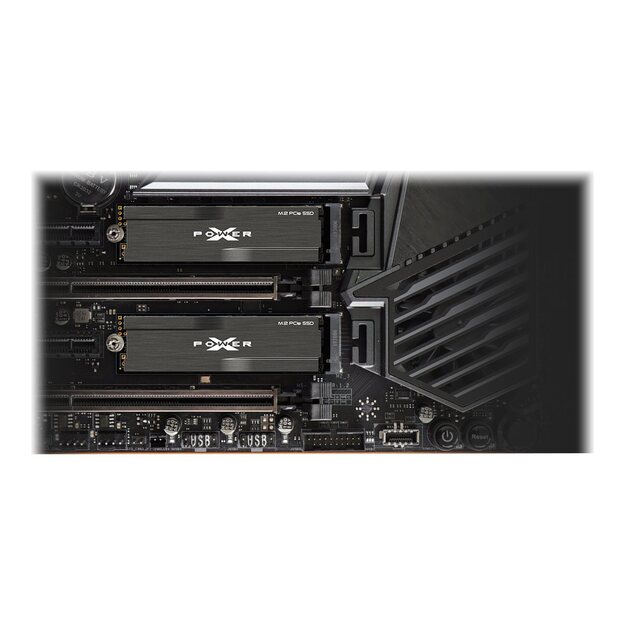 Kietasis diskas (SSD) vidinis SILICON POWER P34XD80 1TB M.2 SSD PCIe Gen3 x4 NVMe 3400/3000 MB/s heatsink