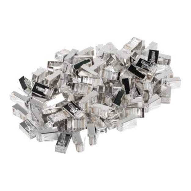 Kištukas tinklo kabeliui LANBERG PLS-5000 RJ-45 FTP CAT5E PLUG 8P8C (100PCS)