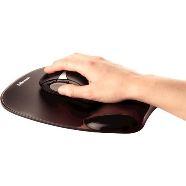 Pelės kilimėlis MOUSE PAD CRYSTAL GEL/BLACK 9112101 FELLOWES