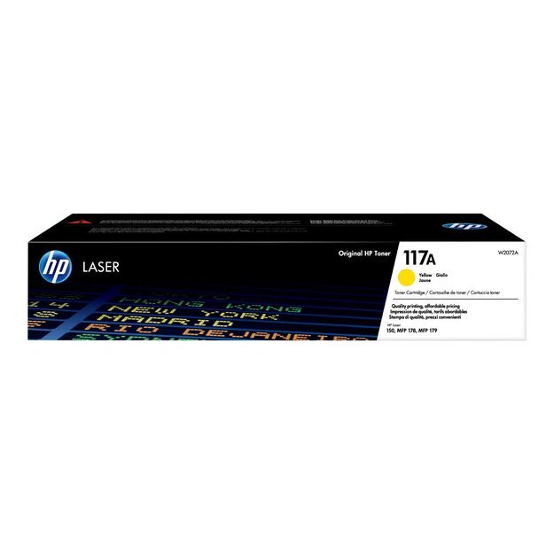 HP 117A Yellow Original Laser Toner Cartridge