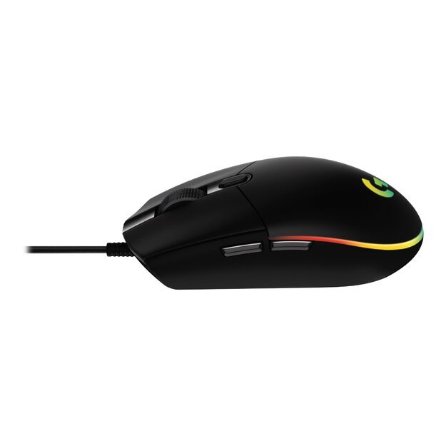 Kompiuterinė pelė laidinė MOUSE USB OPTICAL G203/BLACK 910-005796 LOGITECH