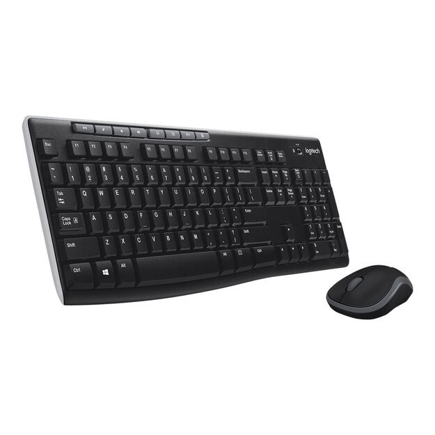 Klaviatūra + pelė komplektas KEYBOARD WRL COMBO MK270 ENG/DESKTOP 920-004508 LOGITECH