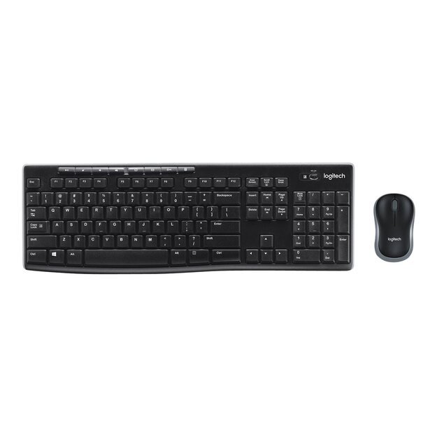 Klaviatūra + pelė komplektas KEYBOARD WRL COMBO MK270 ENG/DESKTOP 920-004508 LOGITECH