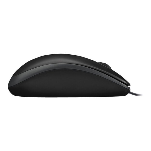 Kompiuterinė pelė laidinė MOUSE USB OPTICAL B100/BLACK OEM 910-003357 LOGITECH