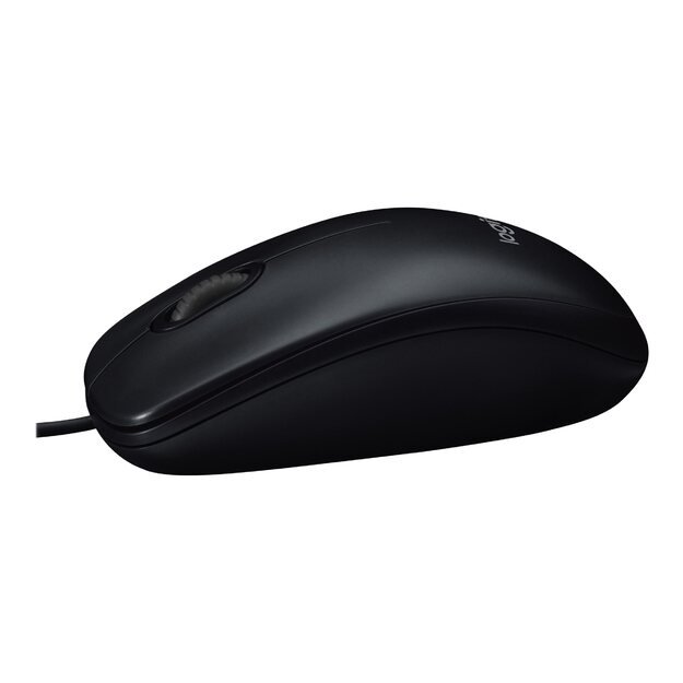 Kompiuterinė pelė laidinė MOUSE USB OPTICAL B100/BLACK OEM 910-003357 LOGITECH