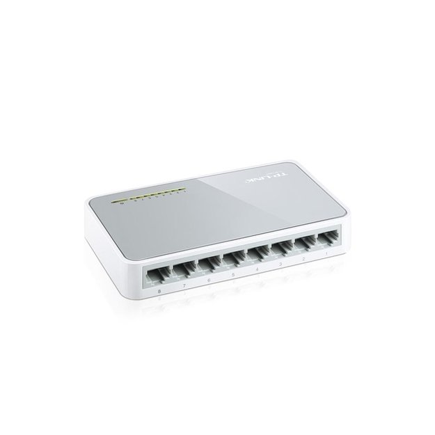 Komutatorius TP-LINK 8port 10 100 Desktop TL-SF1008D