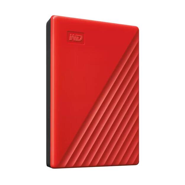 Išorinis kietasis diskas HDD |WESTERN DIGITAL|My Passport|2TB|USB 2.0|USB 3.0|USB 3.2|Colour Red|WDBYVG0020BRD-WESN