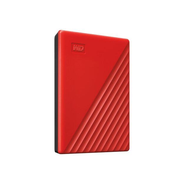 Išorinis kietasis diskas HDD |WESTERN DIGITAL|My Passport|2TB|USB 2.0|USB 3.0|USB 3.2|Colour Red|WDBYVG0020BRD-WESN