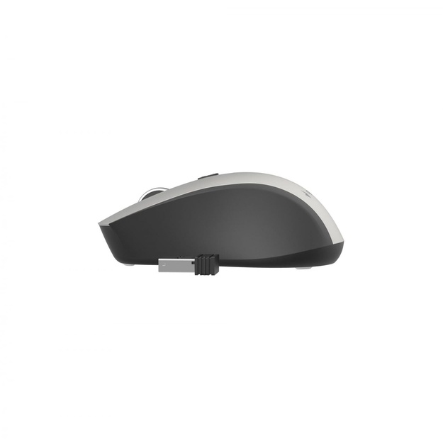 Kompiuterinė pelė belaidė OPTICAL WRL BLACK/SILVER MUSW-4B-02-BS GEMBIRD