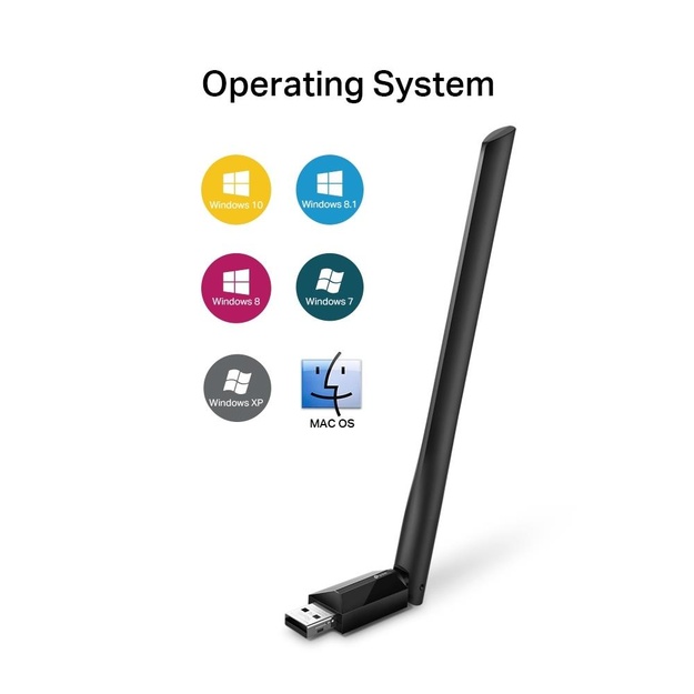 USB belaidžio tinklo Wi-Fi adapteris 600MBPS ARCHER T2U PLUS TP-LINK