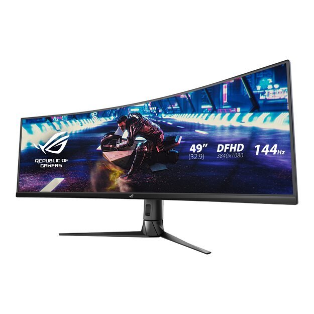 Monitorius ASUS XG49VQ 49inch Gaming monitor VA UWQHD 4ms up to 144Hz 3840x1080 450cd/m2 3Y