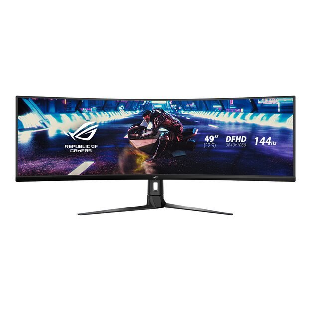 Monitorius ASUS XG49VQ 49inch Gaming monitor VA UWQHD 4ms up to 144Hz 3840x1080 450cd/m2 3Y