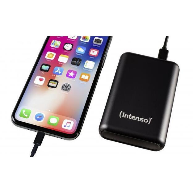 Išorinė baterija USB 10000MAH/ANTHRACITE A10000 INTENSO