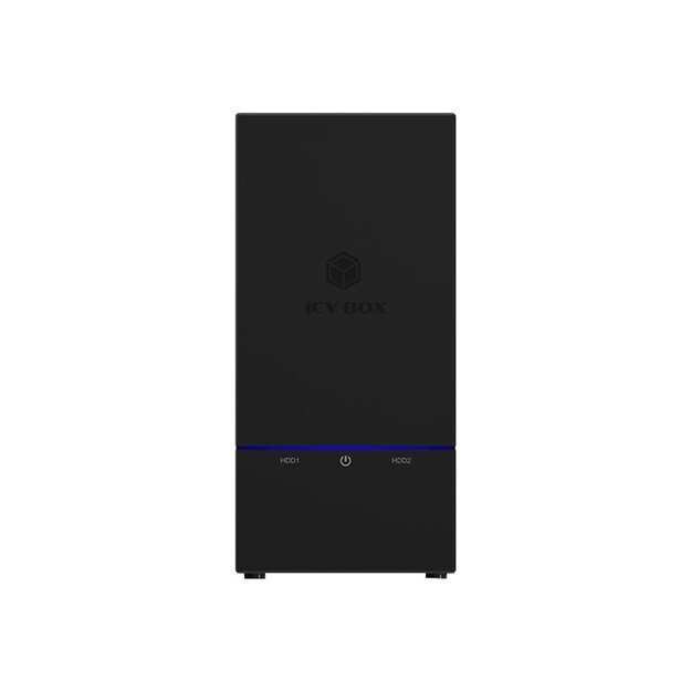 ICY BOX IB-RD3621-C31 External 2 bay RAID enclosure for 2x 2.5inch or 3.5inch SATA drives