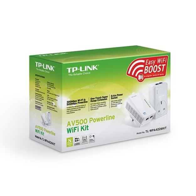 Belaidžio ryšio stiprintuvas 500MBPS TL-WPA4226 KIT TP-LINK