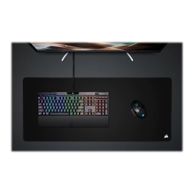 Pelės kilimėlis CORSAIR MM350 PRO Premium Spill-Proof Cloth Gaming Mouse Pad Black - Extended-XL