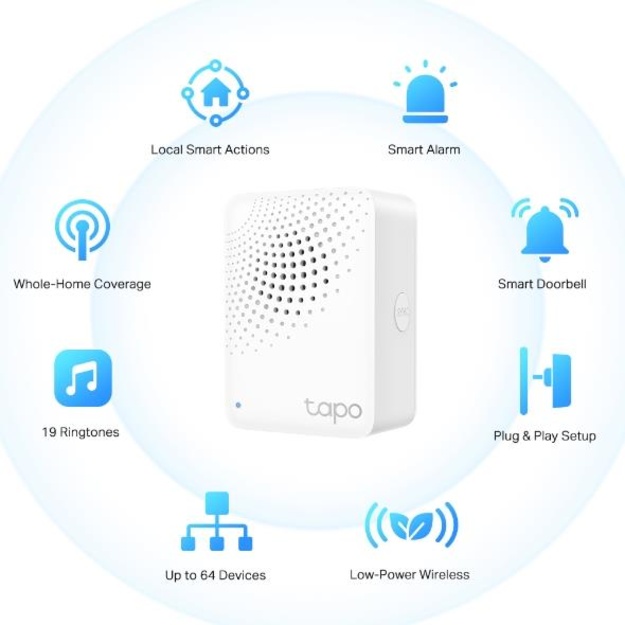 Išmanusis IoT valdiklis durų skambutis H100 TP-LINK