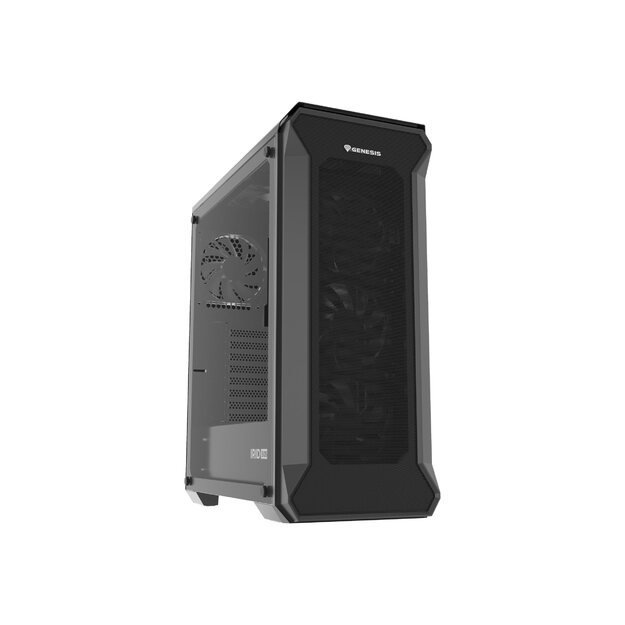 Kompiuterio korpusas NATEC Genesis PC case Irid 505F Midi tower USB 3.0