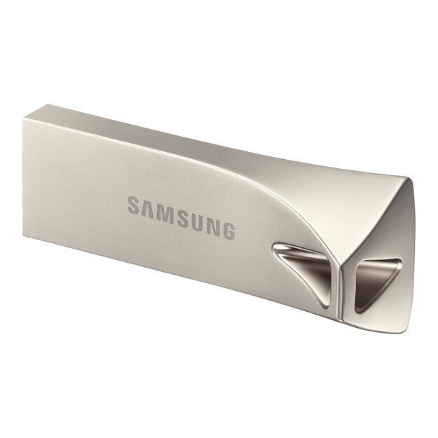 USB raktas SAMSUNG BAR PLUS 64GB USB 3.1 Champagne Silver 27