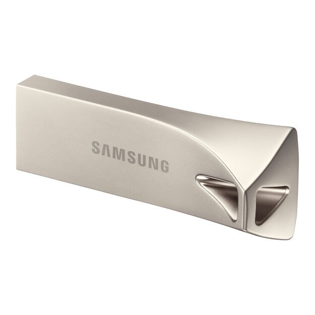 USB raktas SAMSUNG BAR PLUS 64GB USB 3.1 Champagne Silver