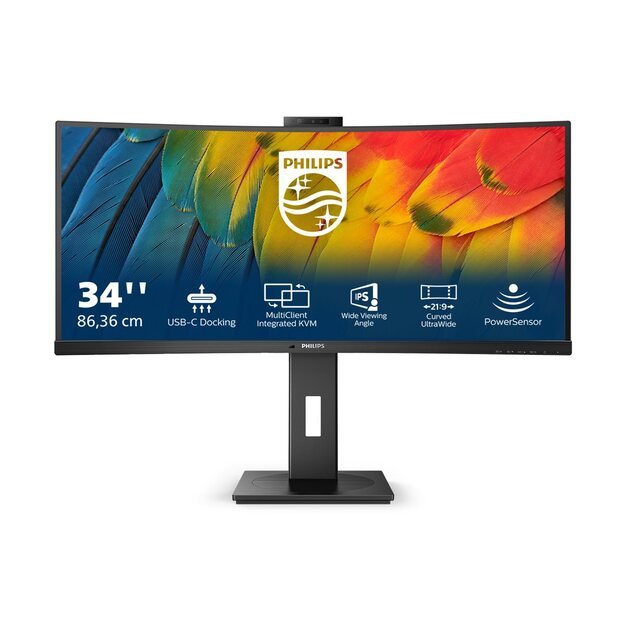 Monitorius PHILIPS 34B1U5600CH/00 34inch LCD VGA HDMI DP