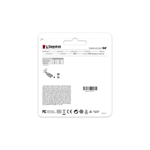 Atminties kortelių skaitytuvas FLASH USB3.2/MLPM KINGSTON