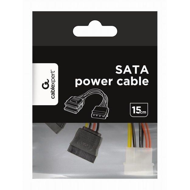 CABLE POWER SATA X2 15CM/CC-SATA-PSY GEMBIRD