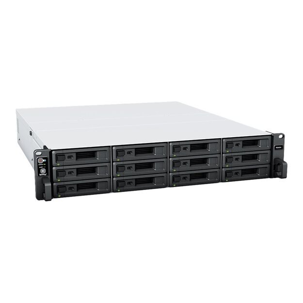 SYNOLOGY RS2423+ 12-BAY Rackstation AMD Ryzen Embedded V1500B AMD QUAD CORE 8GB RAM HDD/SSD Only