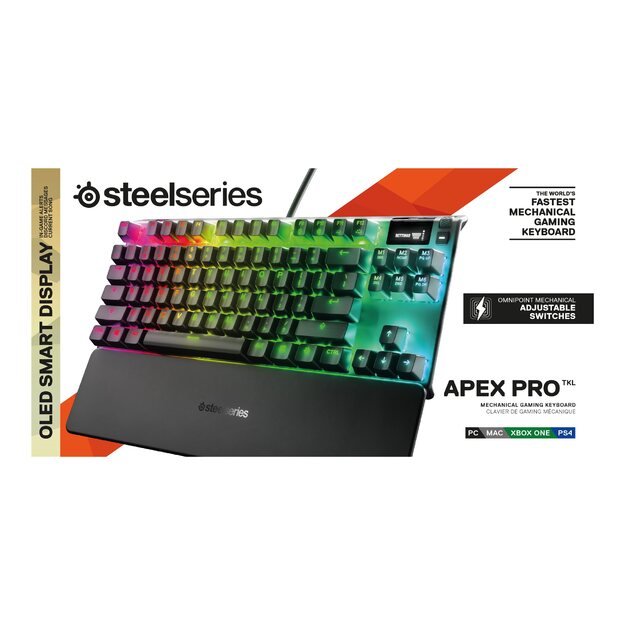 STEELSERIES Apex Pro TKL keyboard 2023 US