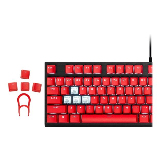 CORSAIR PBT Double-shot Pro Keycaps - Red