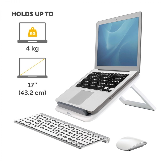 NB ACC STAND QUICK LIFT WHITE/I-SPIRE /17  8210101 FELLOWES