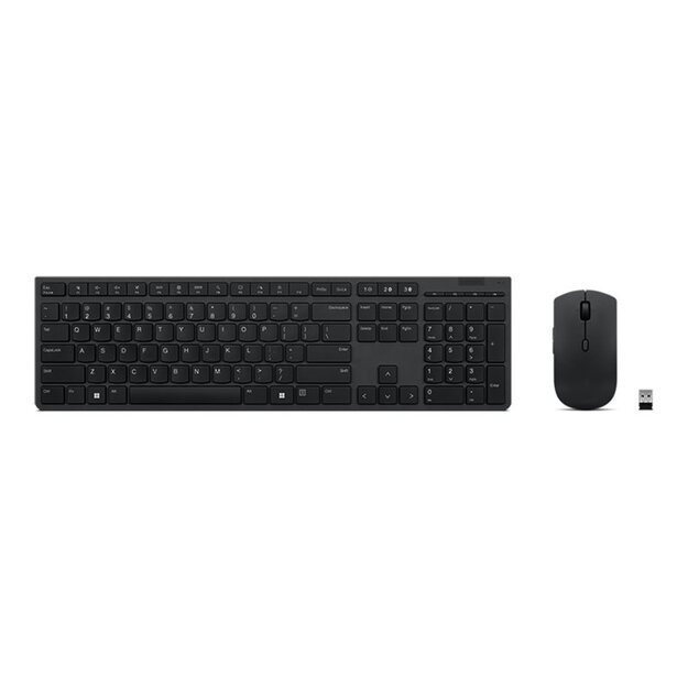 LENOVO Professional Wireless Rechargeable Combo Keyboard and Mouse US English & Euro