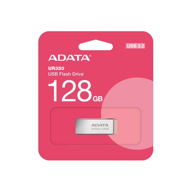 MEMORY DRIVE FLASH USB3.2 128G/BROWN UR350-128G-RSR/BG ADATA 14