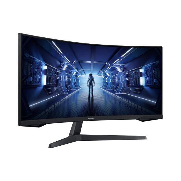 LCD Monitor|SAMSUNG|Odyssey G5|34 |Gaming/Curved/21 : 9|Panel VA|3440x1440|21:9|1 ms|Tilt|Colour Black|LC34G55TWWPXEN 19
