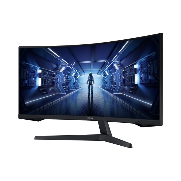 LCD Monitor|SAMSUNG|Odyssey G5|34 |Gaming/Curved/21 : 9|Panel VA|3440x1440|21:9|1 ms|Tilt|Colour Black|LC34G55TWWPXEN 36