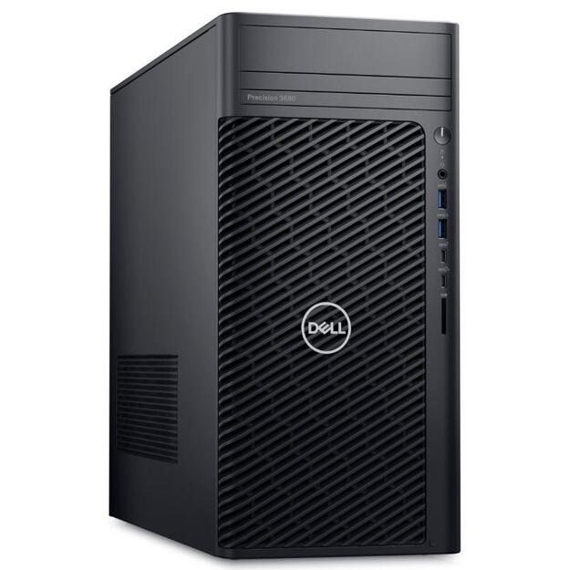 PC|DELL|Precision|3680 Tower|Tower|CPU Core i9|i9-14900K|3200 MHz|RAM 32GB|DDR5|4400 MHz|SSD 1TB|Graphics card Intel Integrated Graphics|Integrated|EST|Windows 11 Pro|Included Accessories Dell Optical Mouse-MS116 - Black Dell Multimedia Wired Keyboard - K