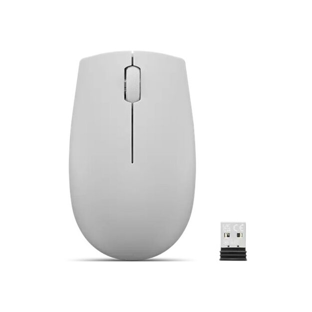 LENOVO 300 Wireless Compact Mouse Arctic Grey with battery